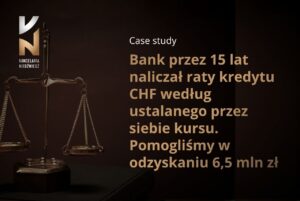 6,5 mln złotych po unieważnieniu kredytu CHF
